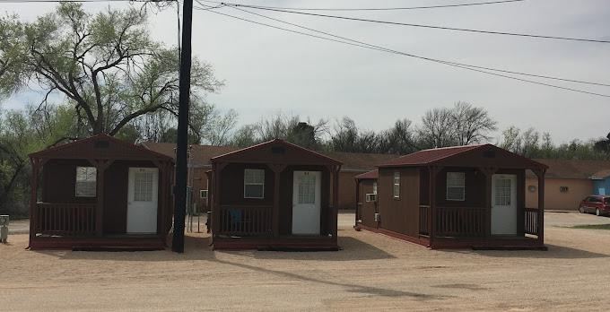 Cabins from outside