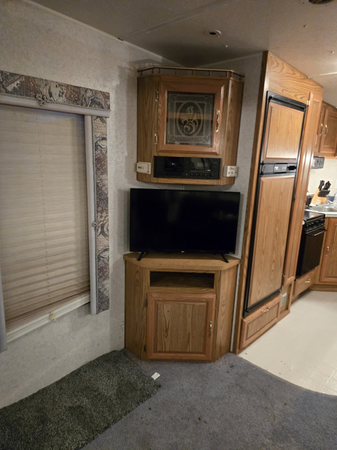 TV and entertainment center