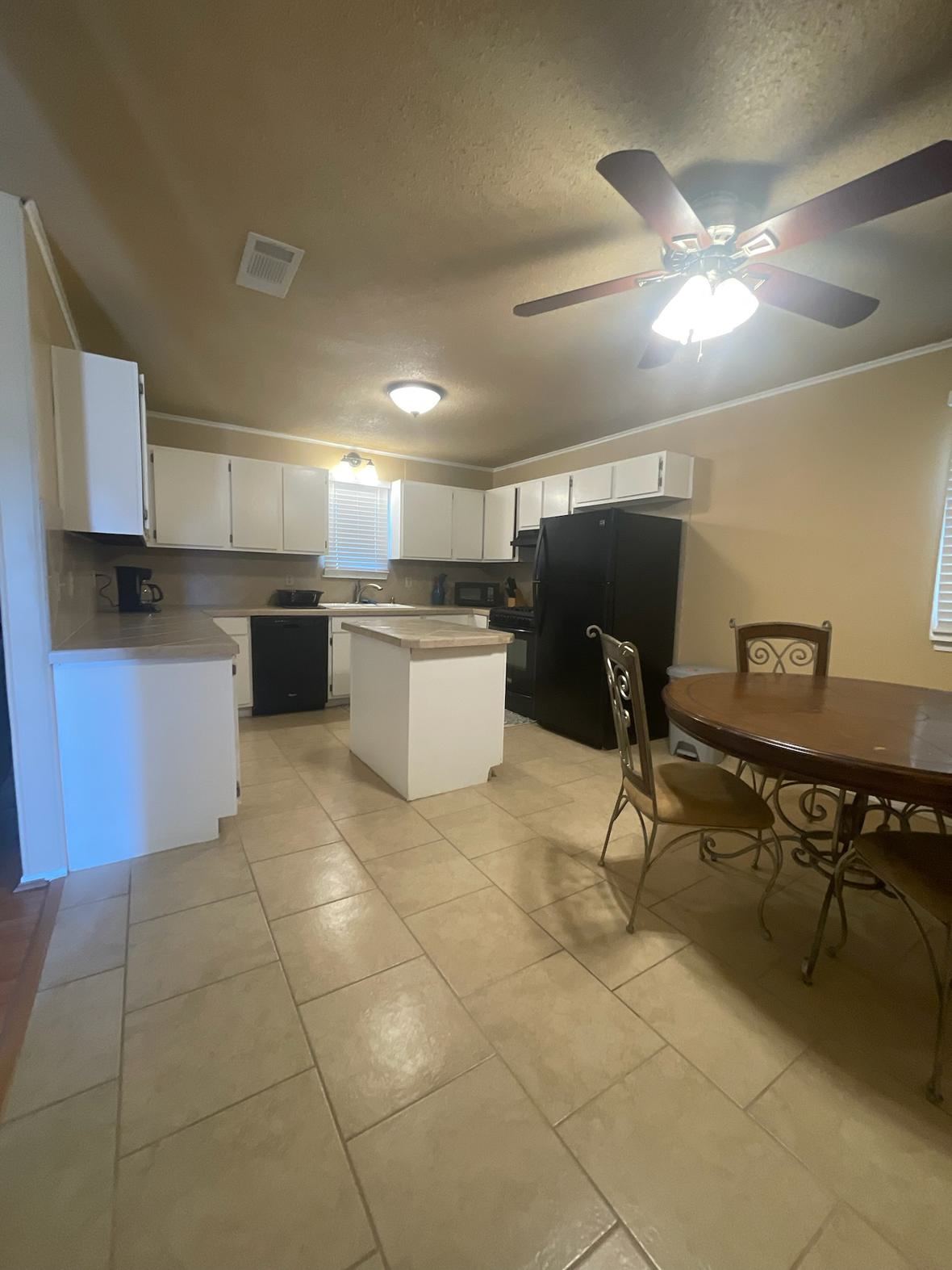 Kitchen and dining area